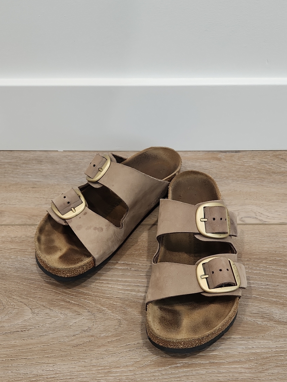 Birkenstock Arizona Big Buckle two-strap buckled sandals Size 39
